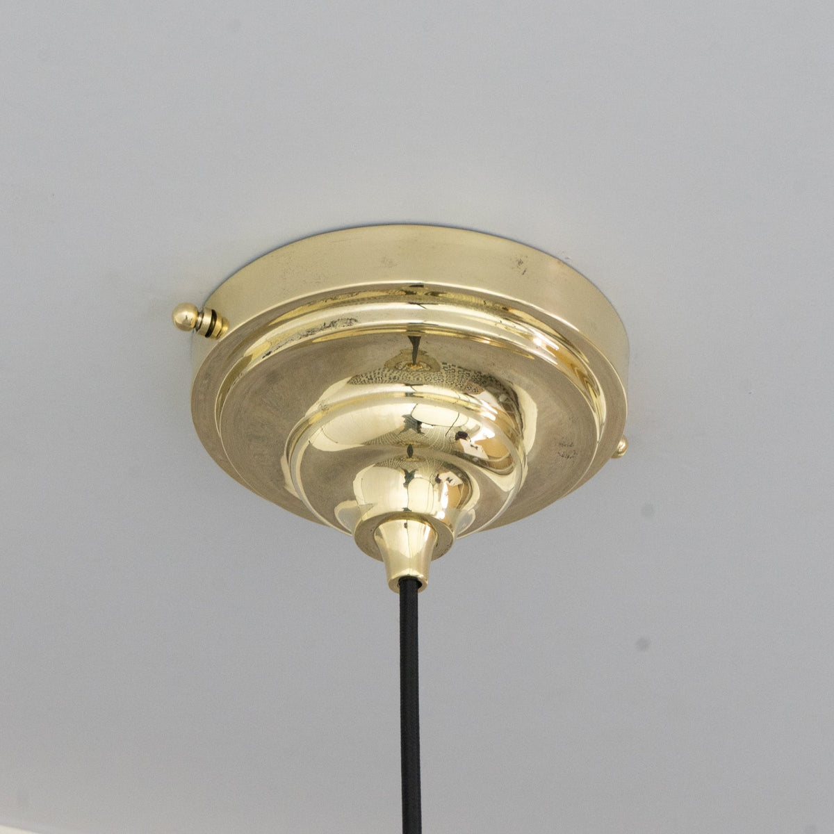 Hammered Brass Cylinder Pendant Light — product detail 10