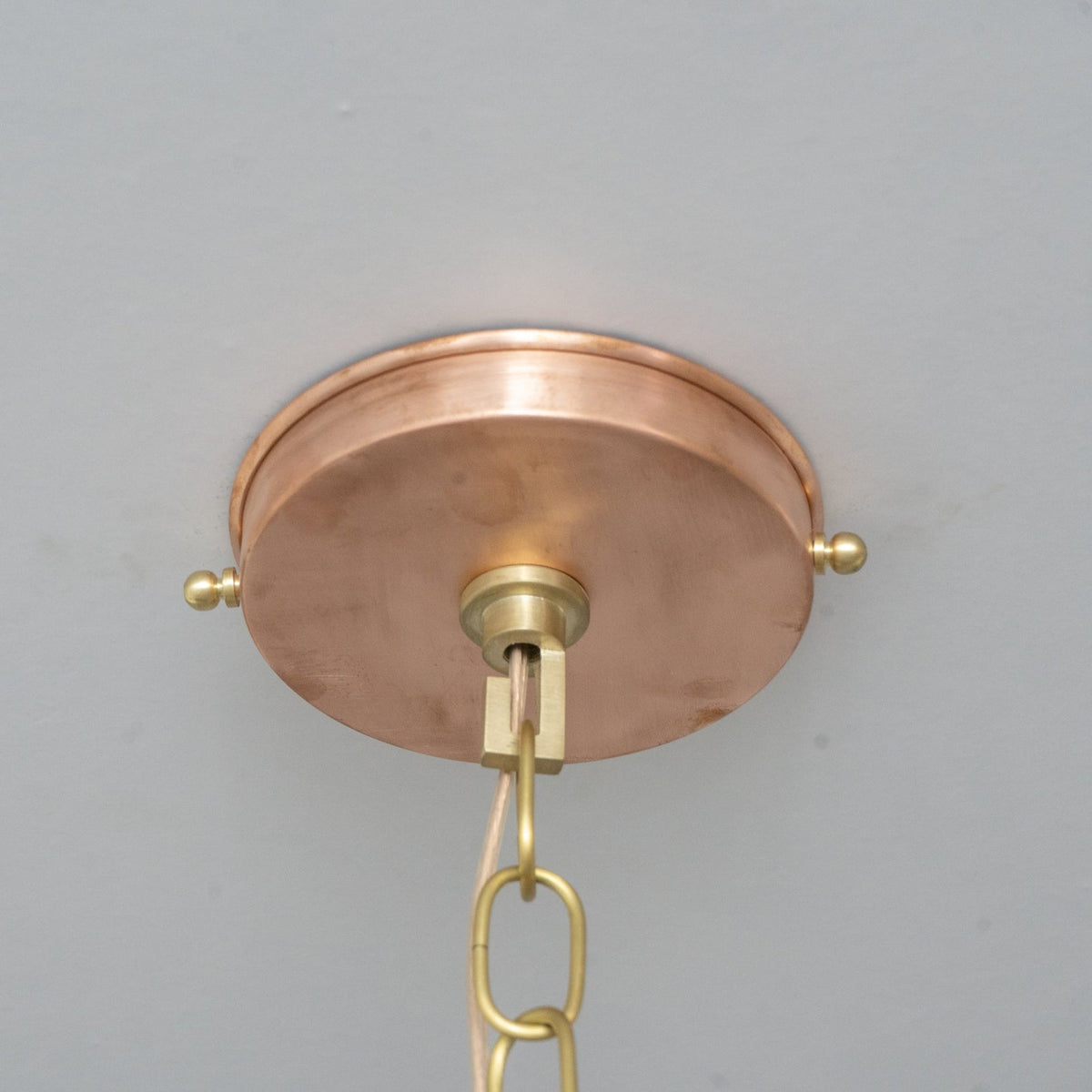 Hammered Copper Capsule Pendant Light — product detail 5