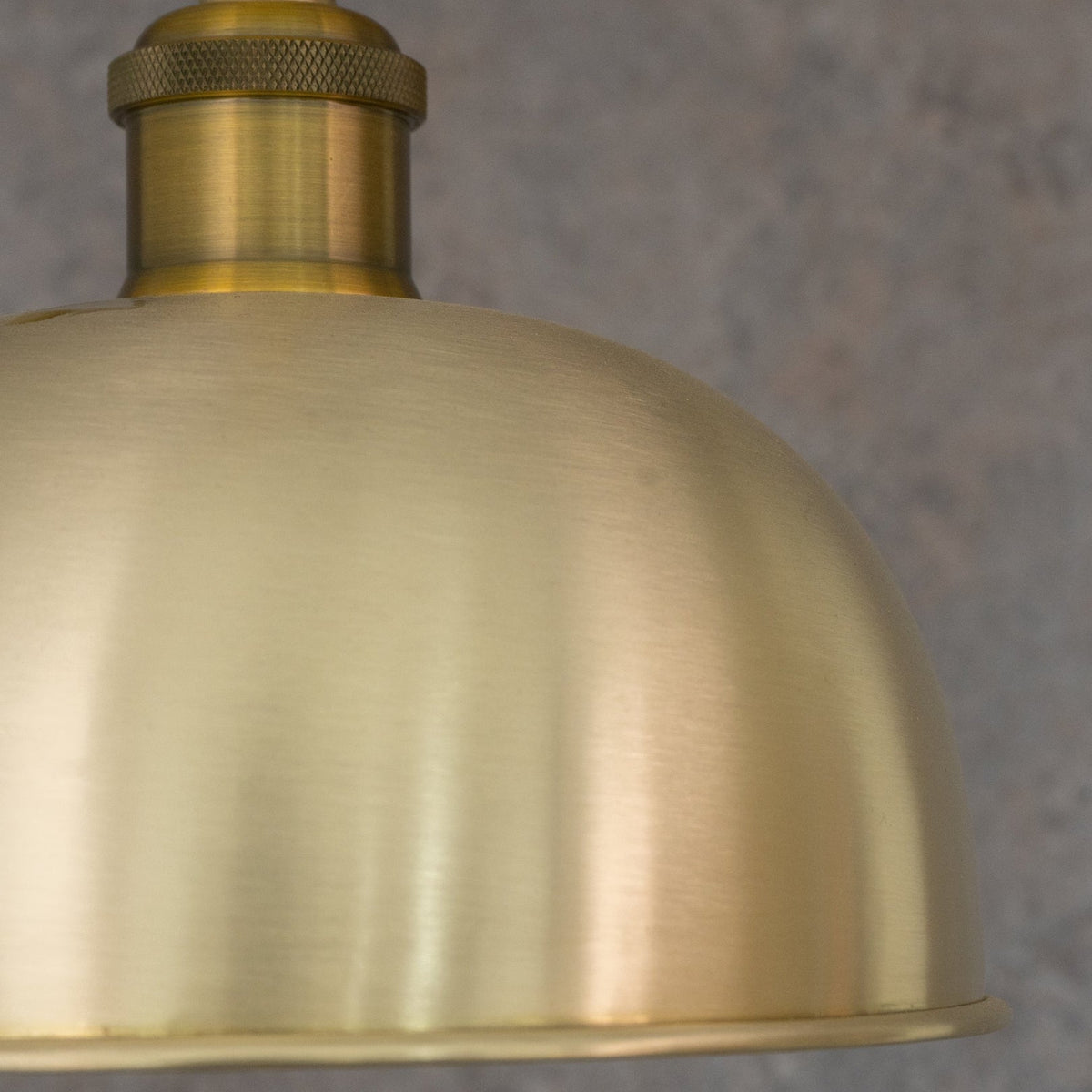 Brushed Brass Dome Pendant Light — product detail 2