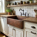 Handmade Copper Farmhouse Undermount Sink