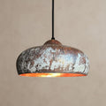 Aged Copper Patina Dome Pendant Lamp