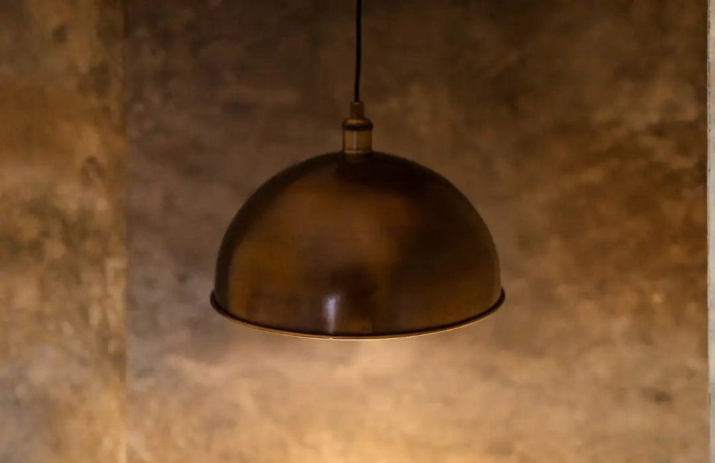 Oil-Rubbed Bronze Brass Dome Pendant — product detail 10