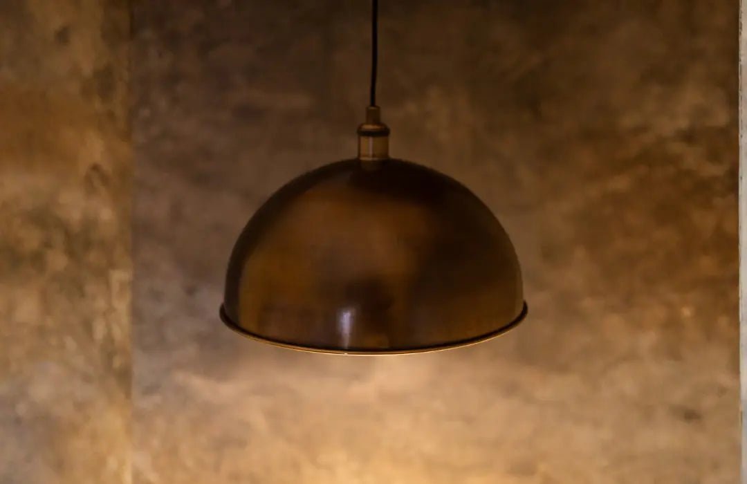 Oil-Rubbed Bronze Brass Dome Pendant — product detail 10