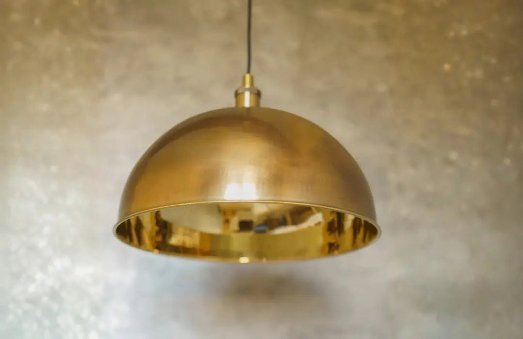 Oil-Rubbed Bronze Brass Dome Pendant — product detail 11