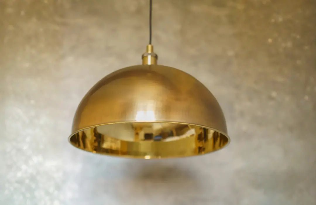 Oil-Rubbed Bronze Brass Dome Pendant — product detail 11
