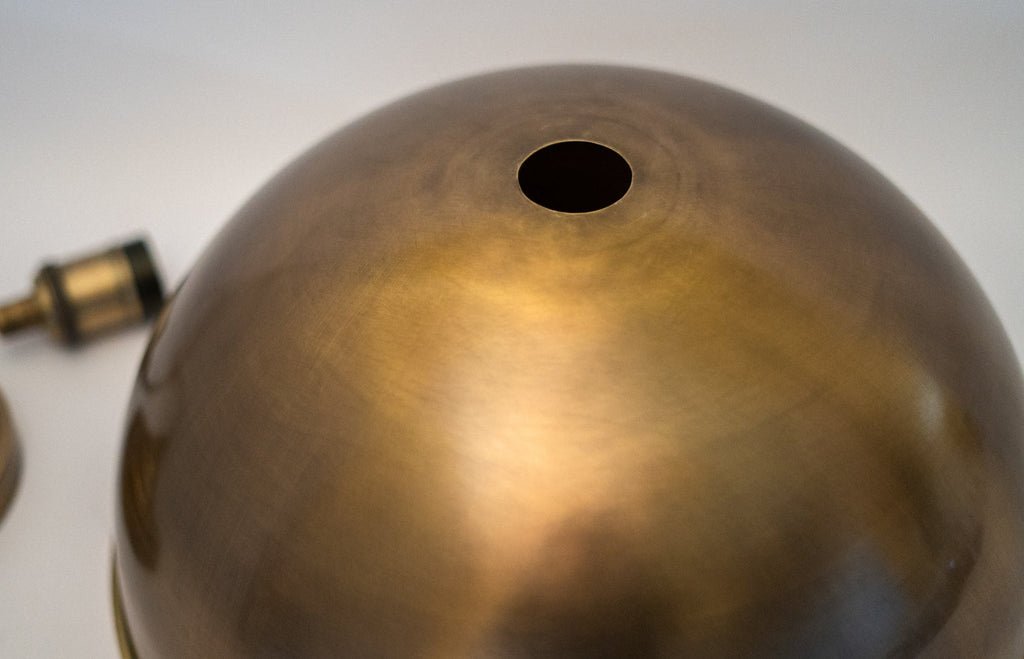 Oil-Rubbed Bronze Brass Dome Pendant — product detail 8