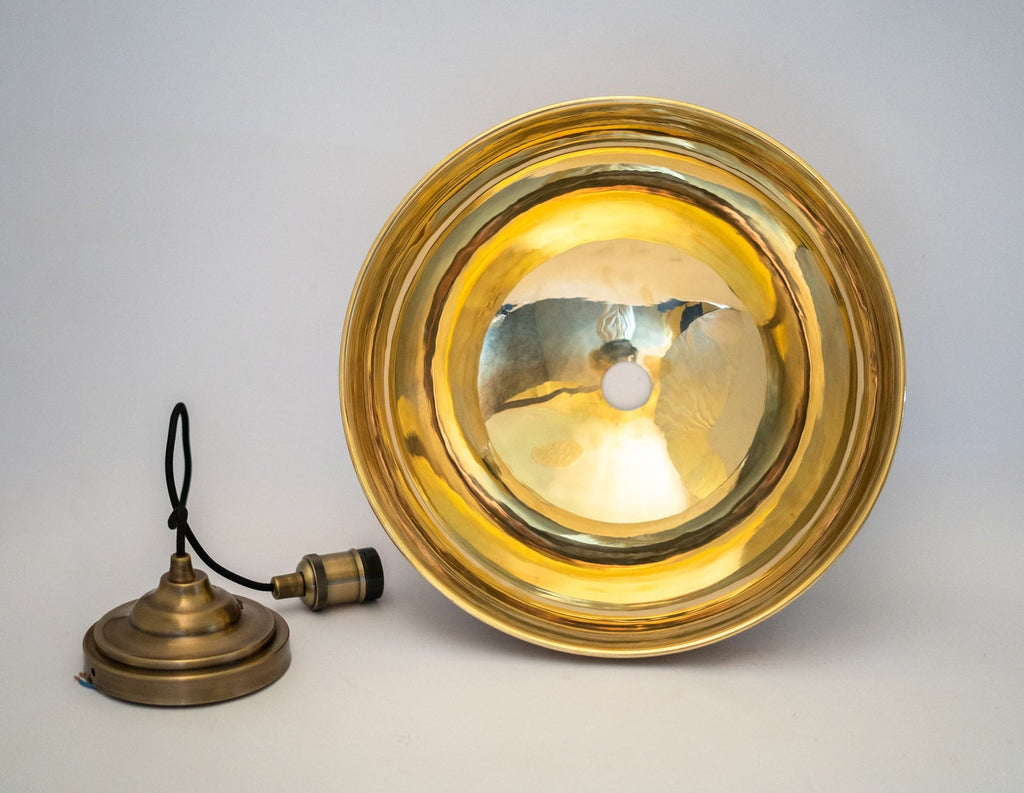 Oil-Rubbed Bronze Brass Dome Pendant — product detail 7