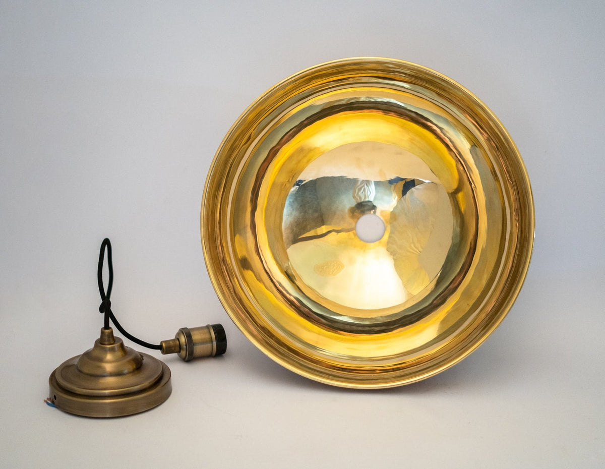 Oil-Rubbed Bronze Brass Dome Pendant — product detail 7