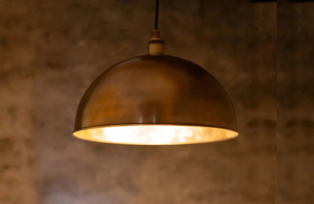 Oil-Rubbed Bronze Brass Dome Pendant — product detail 9