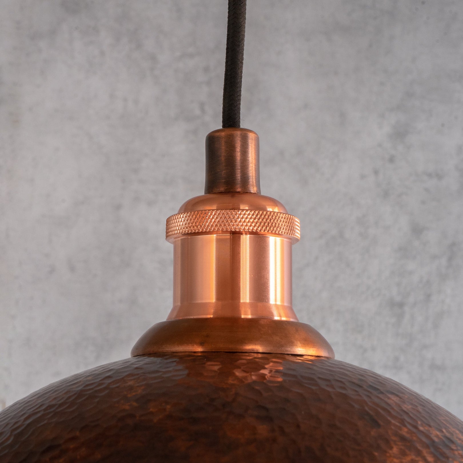 Oxidized Copper Double-Dome Island Light — product detail 5
