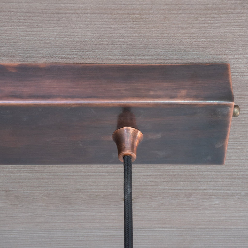 Oxidized Copper Double-Dome Island Light — product detail 6