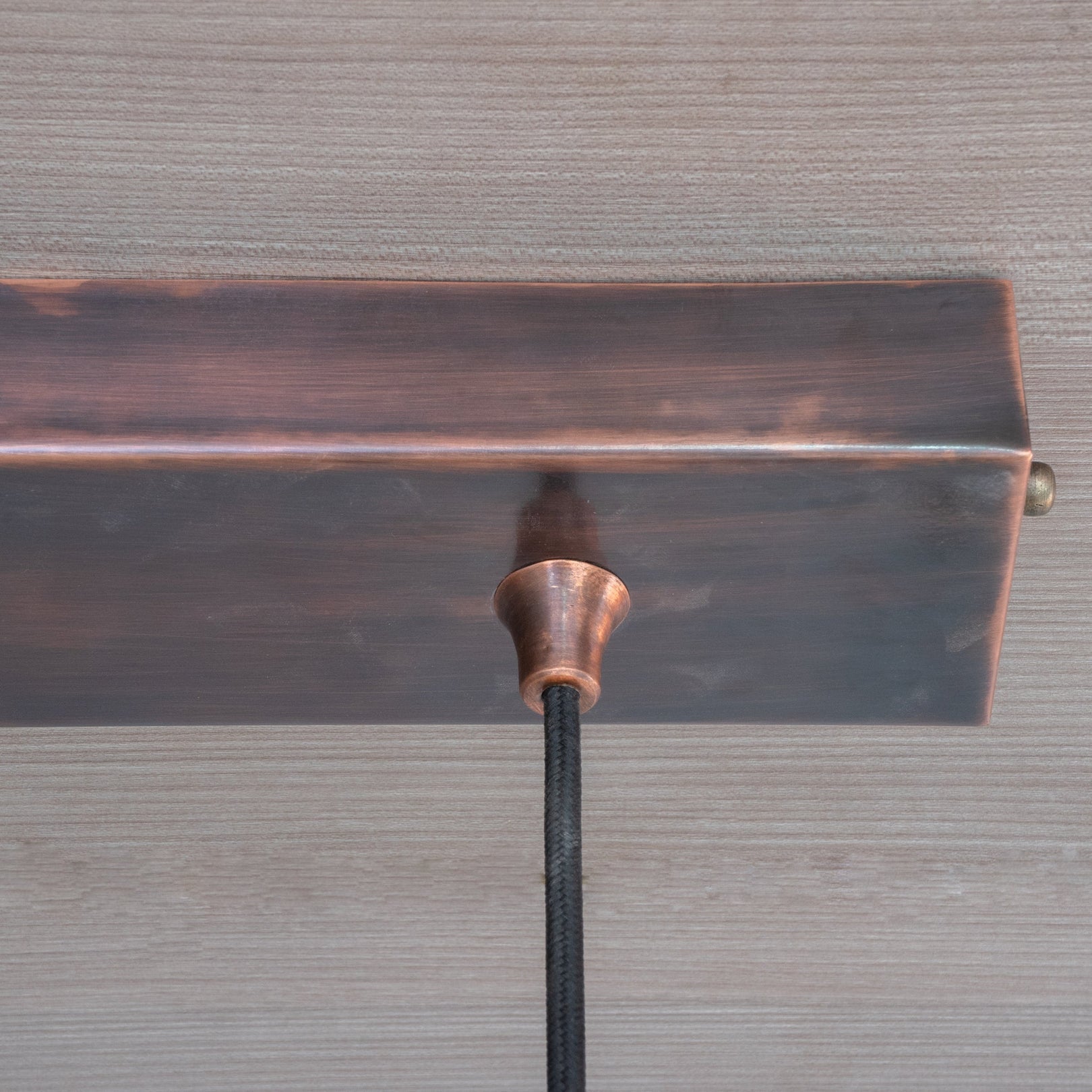 Oxidized Copper Double-Dome Island Light — product detail 6