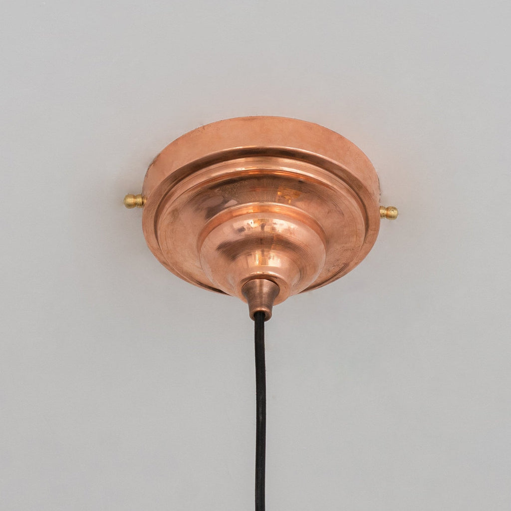 Oxidized Copper Globe Pendant Light — product detail 5