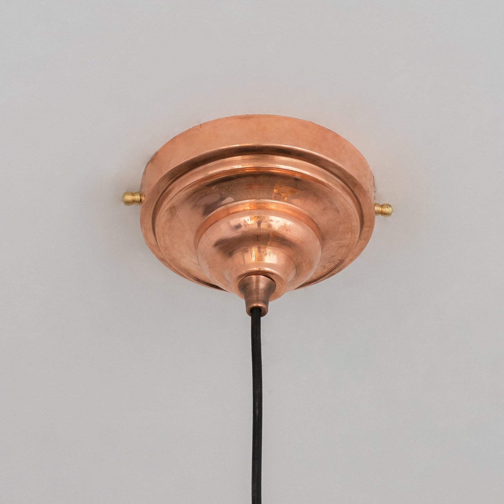 Oxidized Copper Globe Pendant Light — product detail 5