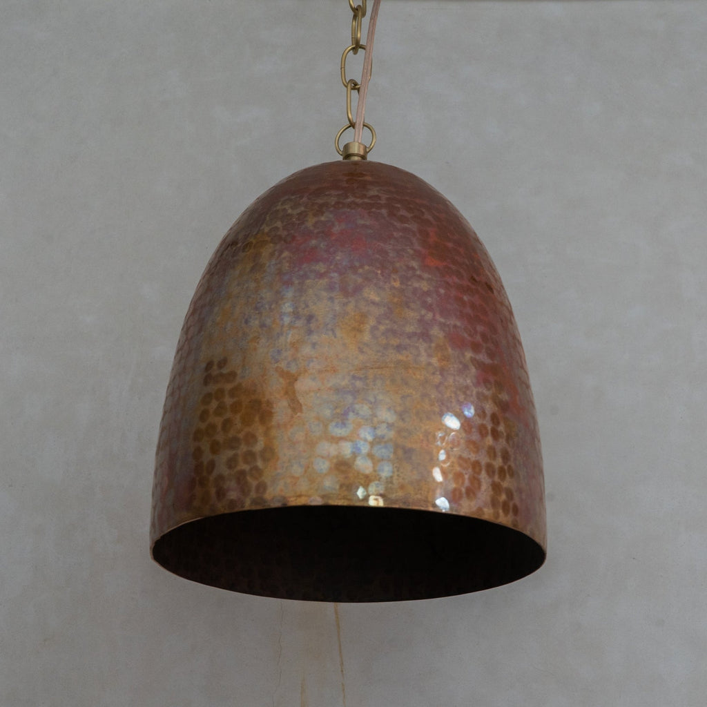 Hammered Copper Capsule Pendant Light — product detail 7