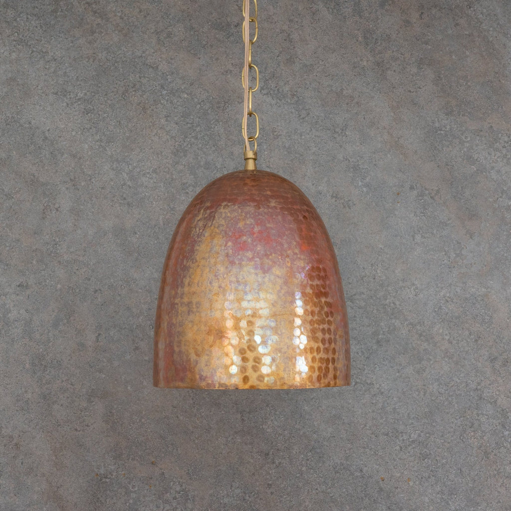 Hammered Copper Capsule Pendant Light — product detail 8