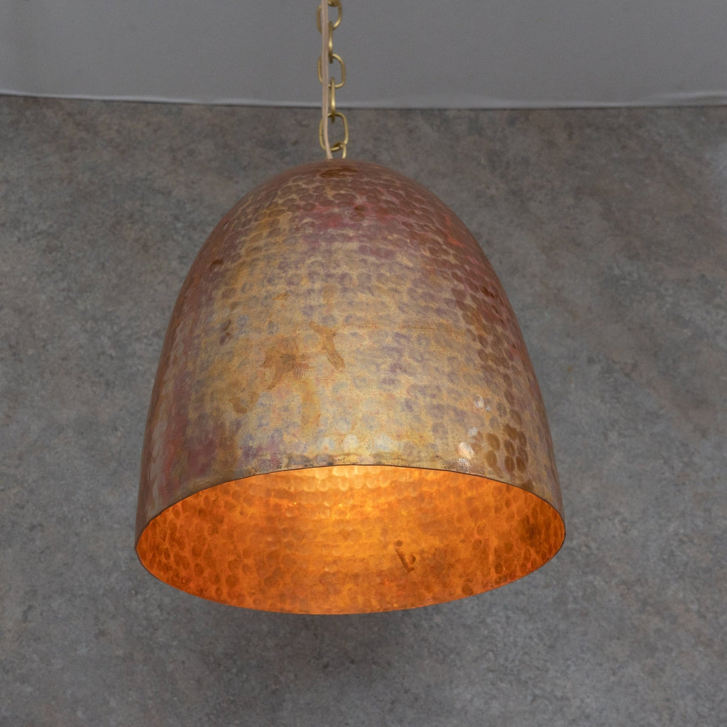 Hammered Copper Capsule Pendant Light — product detail 2