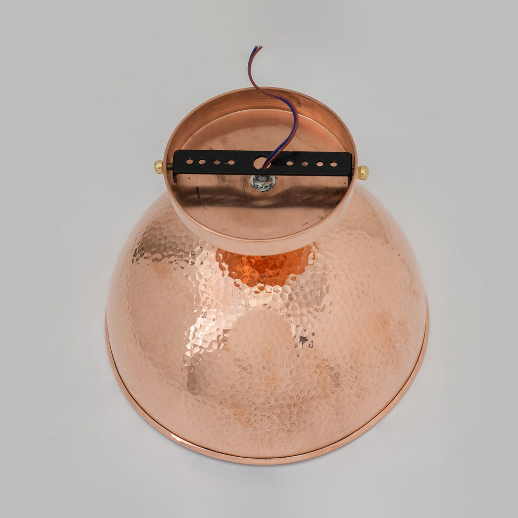 Hammered Copper Dome Ceiling Light — product detail 5
