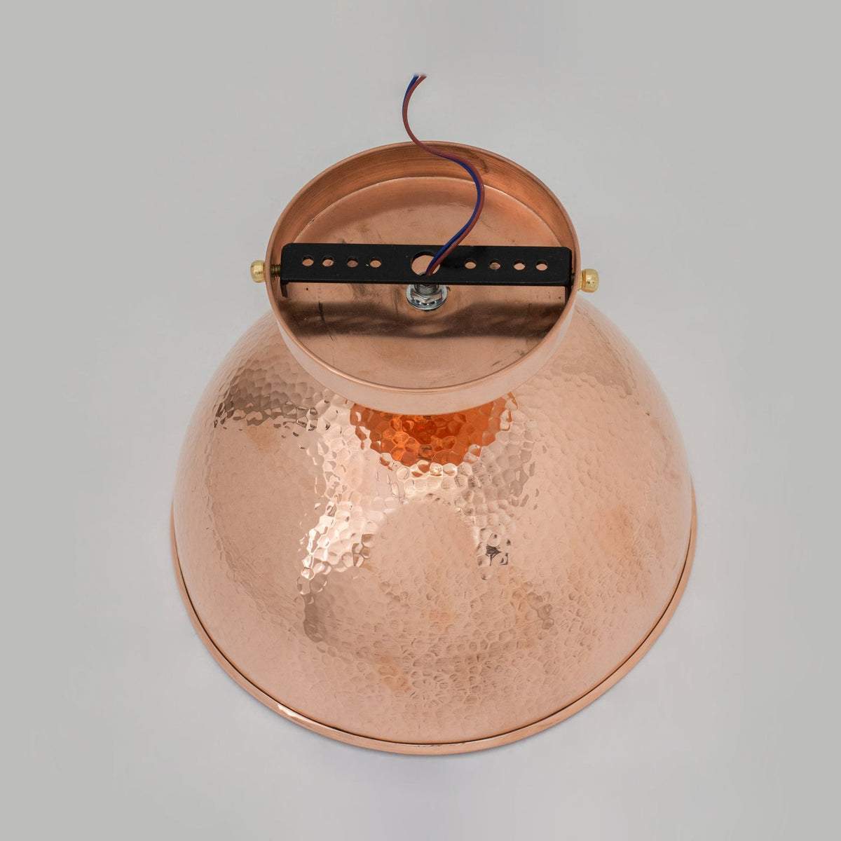 Hammered Copper Dome Ceiling Light — product detail 5